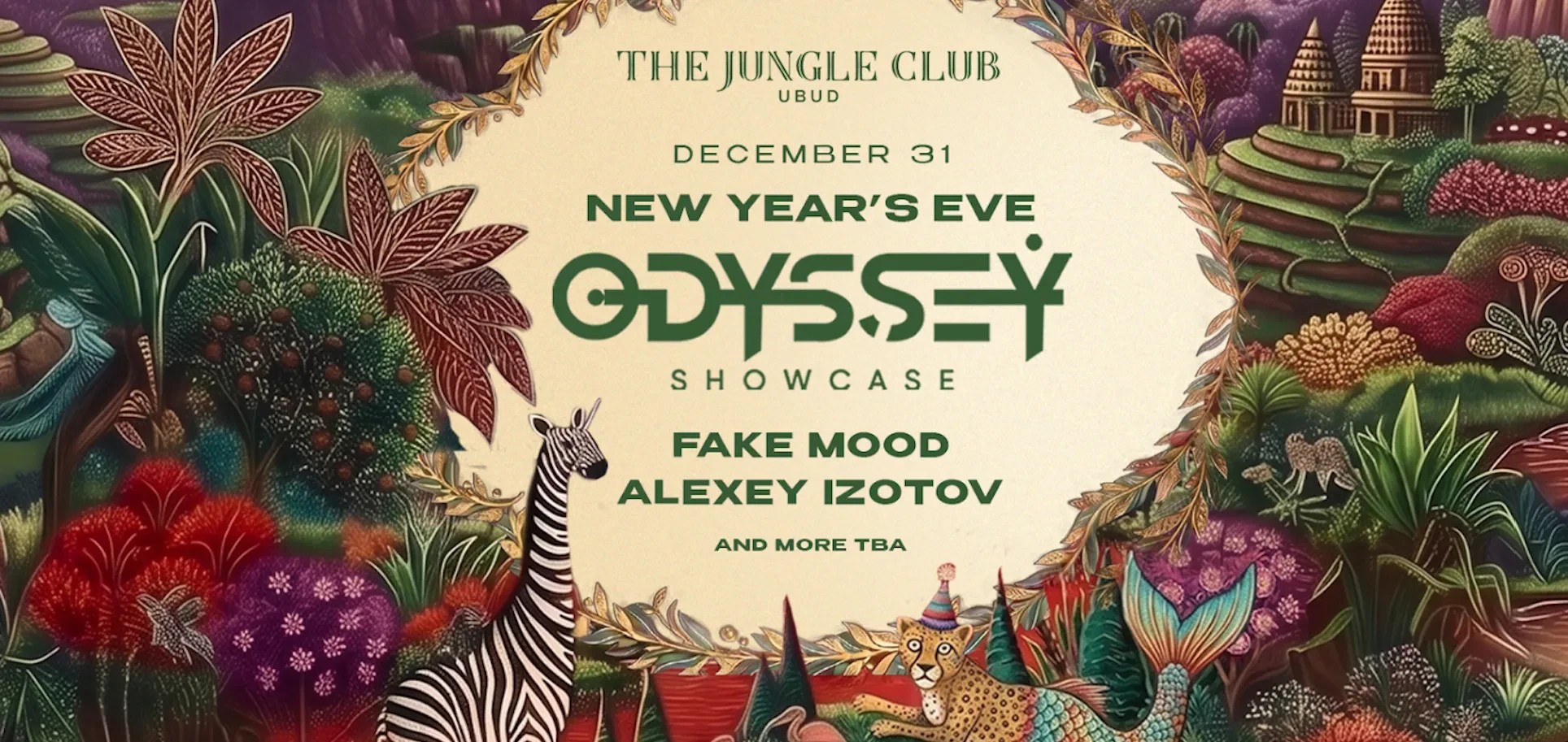 NYE THE JUNGLE CLUB x ODYSSEY