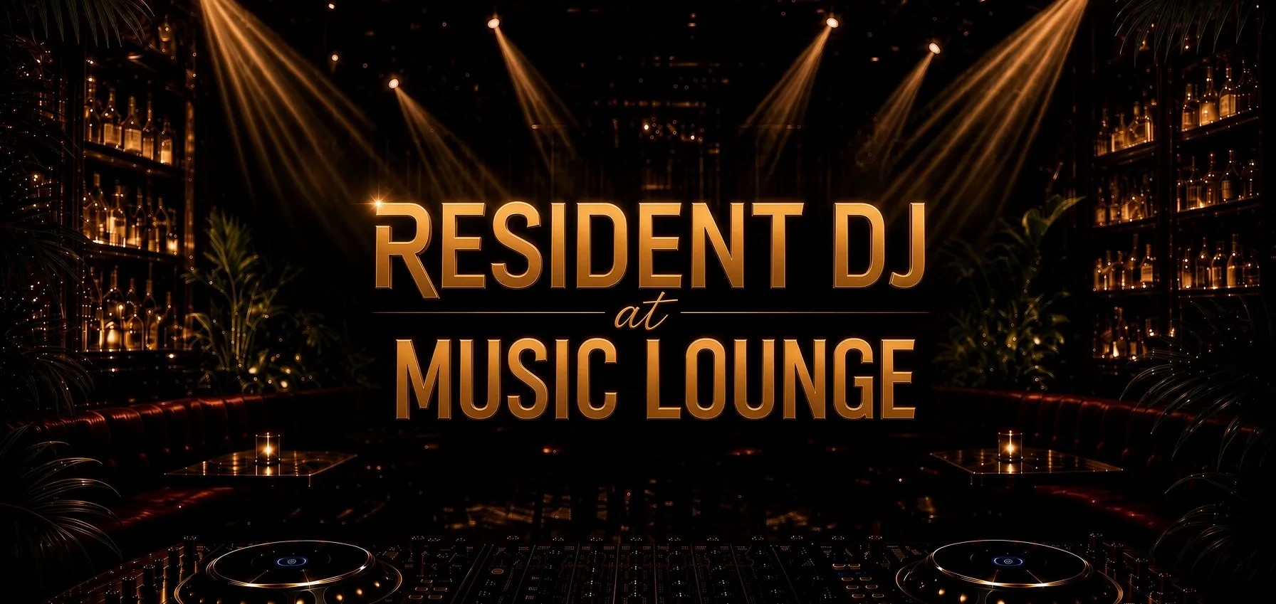 Resident DJ at Music Lounge